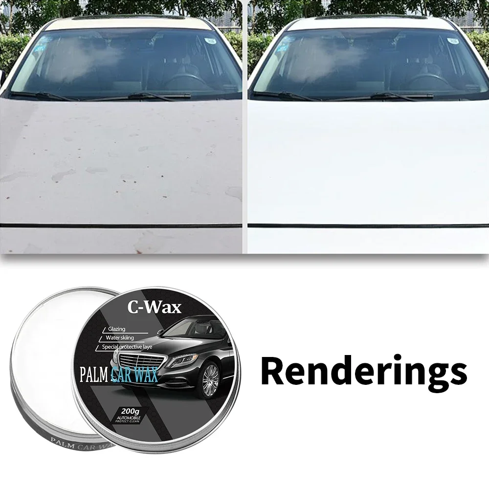 Car Wax Crystal Plating Set Hard Auto Paint Care Coating Tiny Scratch Repair Polisher With Sponge Accessories