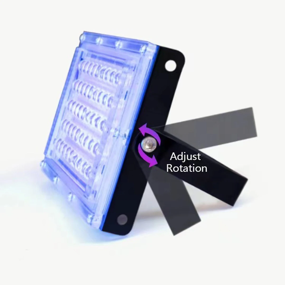 Фото Прожектор Led Uv 50w 100w 395 нм Профессиональный сценический черный свет ультрафиолетовый прожектор №5