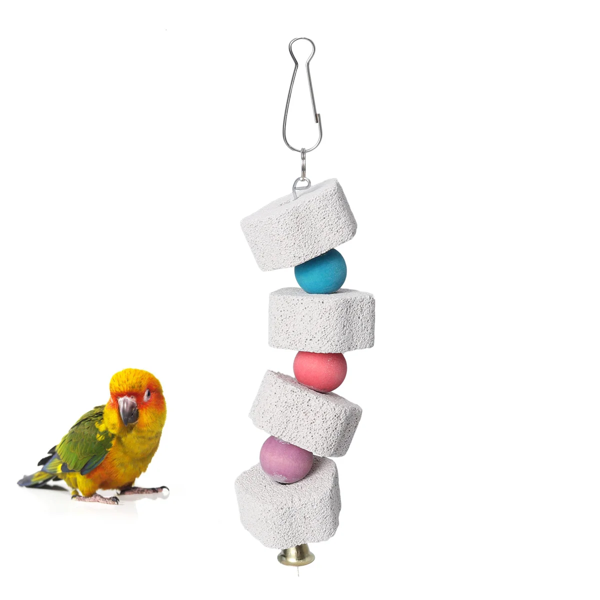 

Birdbeak Stone Parrot Parakeet Grindingcuttlebone Block Mineral Large Parrots Cockatiel Chewing Birds