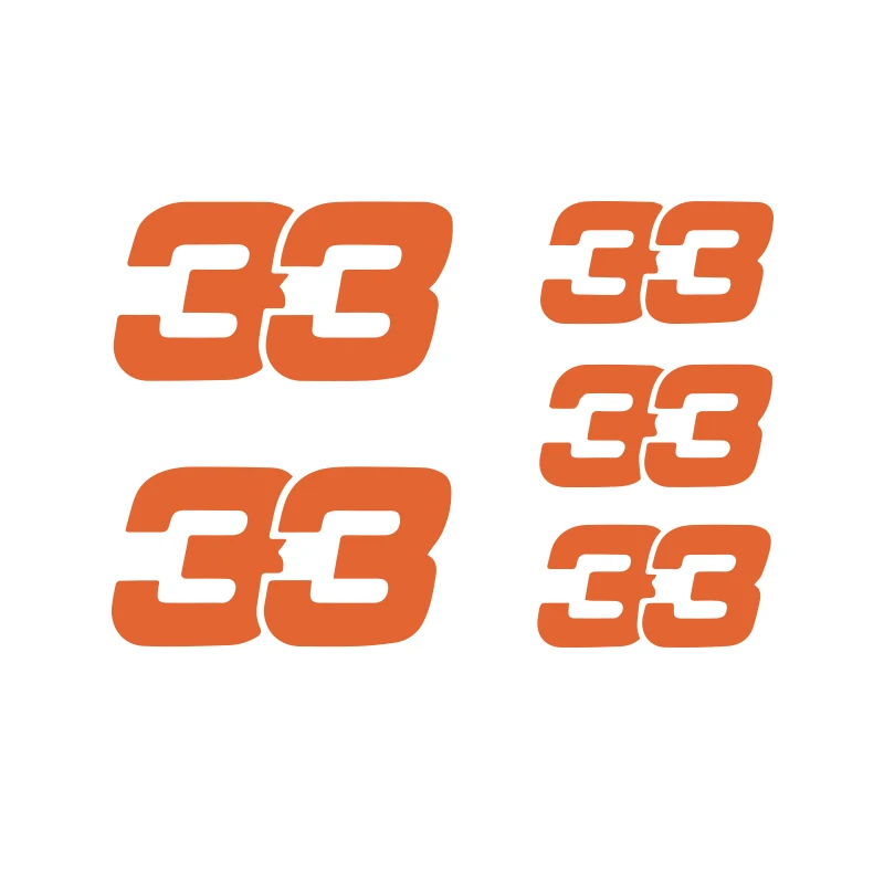 Для Max-Verstappen № 33 наклейка на гоночный автомобиль Формула виниловый Декор |