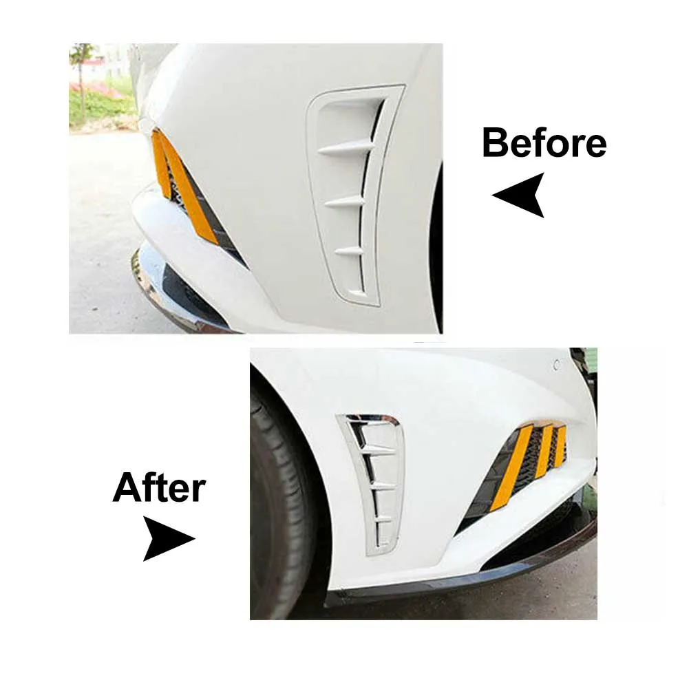 2 шт. для Hyundai Sonata 2020-2021 ABS переднее крыло боковая крышка воздуховыпускного