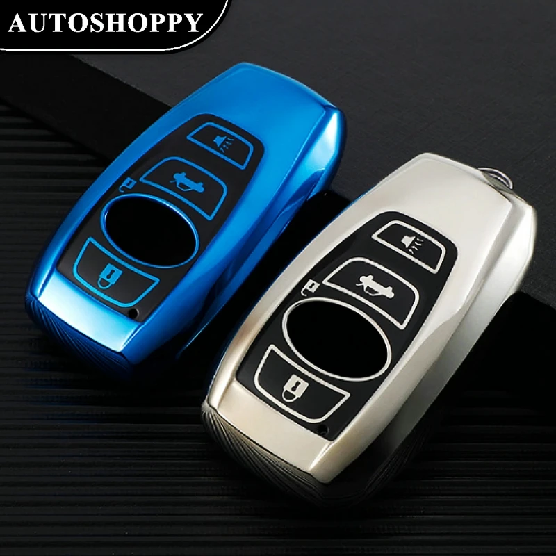 

TPU Car Key Case Cover For Subaru BRZ XV Forester Legacy Outback Crosstrek Impreza WRX Ascent Auto Key Shell Protect Accessories