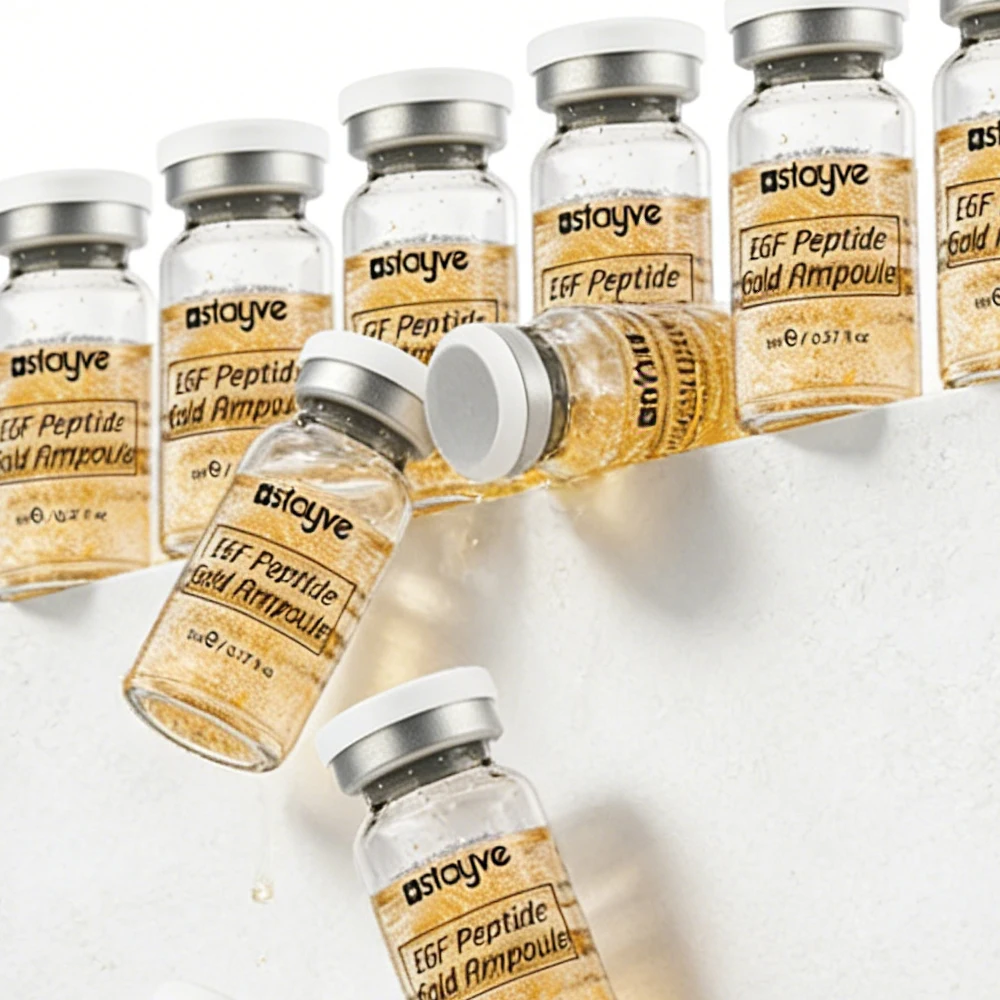 Фото Набор сывороток-бустеров для кожи Stayve 8 мл с ДНК лосося, пептидами, увлажняющий, омолаживающий, отбеливающий, для микроигольчатой терапии 0,3 мм №1