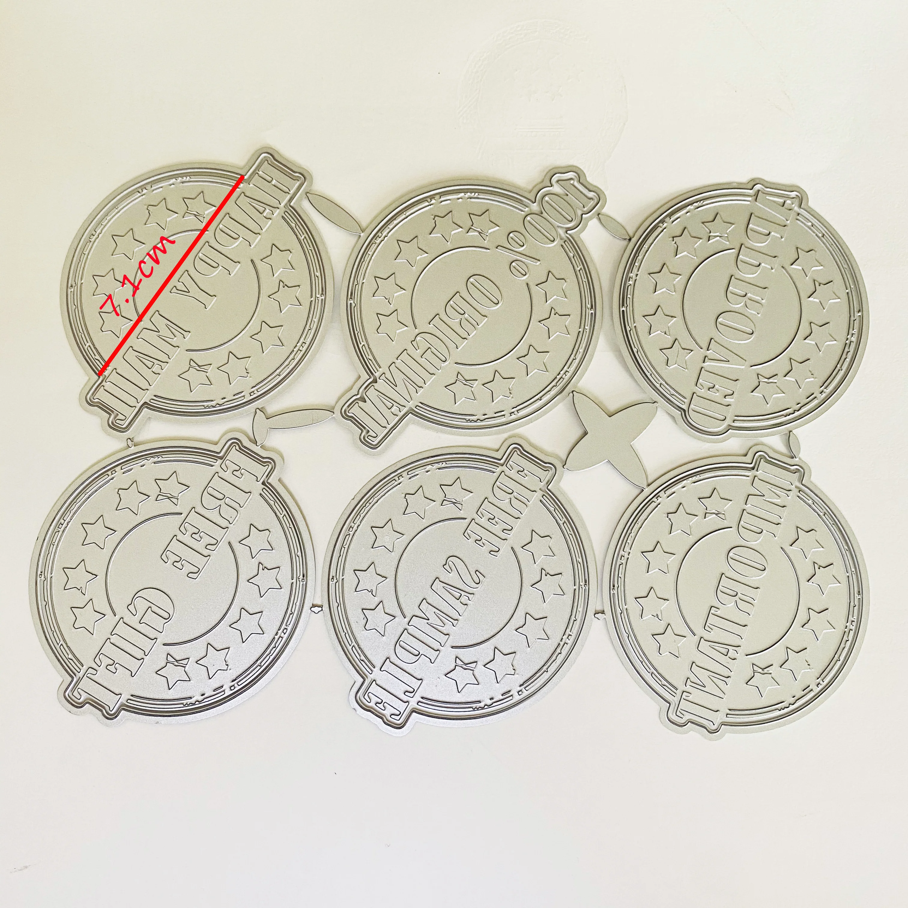 

2022 Free Sample and Happy Mail Die Set and DIY Paper Card Embossing Decorative Photo Album Scrapbook