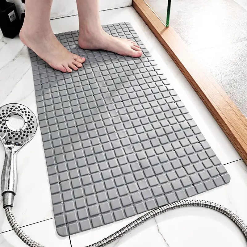 

Non-Slip Shower Bath Mat Environmental Protection Tasteless Bathtub Bathroom Rug Toilet Home Mat Square Pad