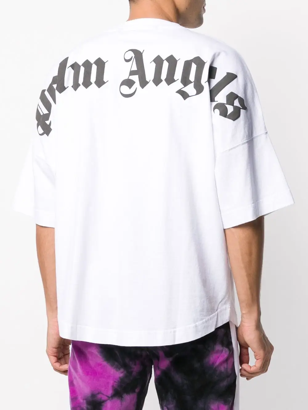 Palm Angels Футболка с круглым вырезом и коротким рукавом летучая мышь |