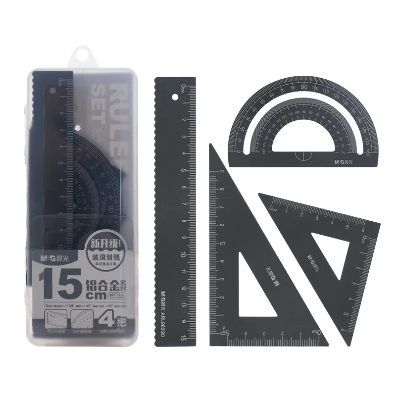 

Набор металлических линеек M&G 15 см