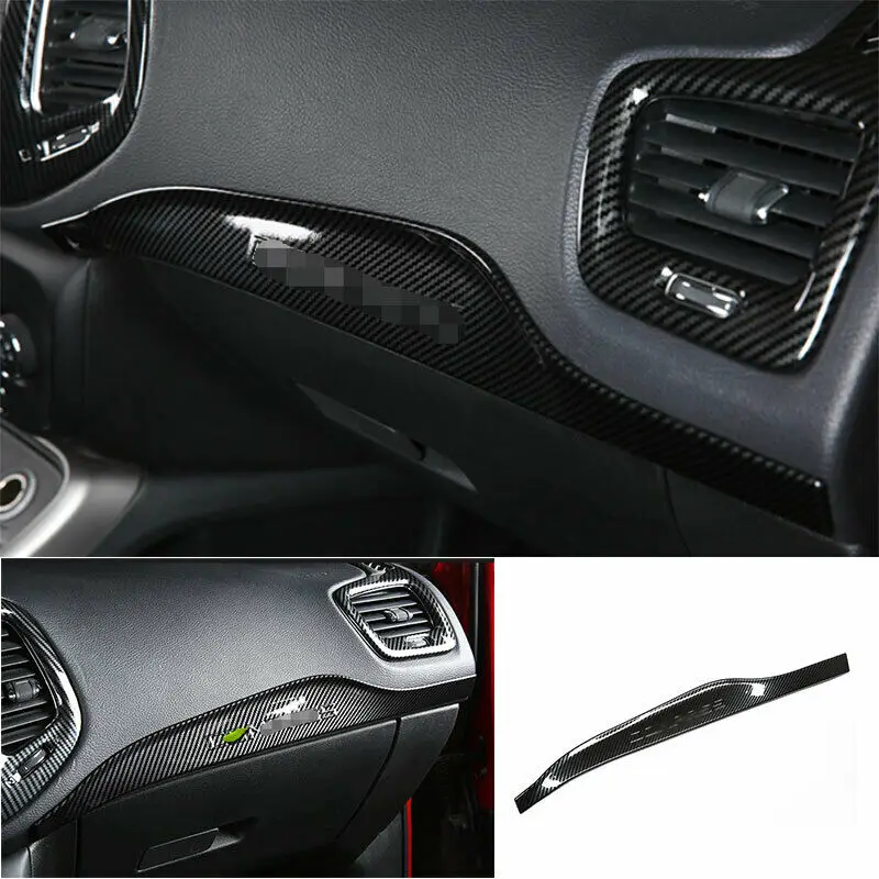 

Для 2017-2020 Jeep Compass ABS Carbon Fiber Co-Pilot лента для приборной панели обшивка