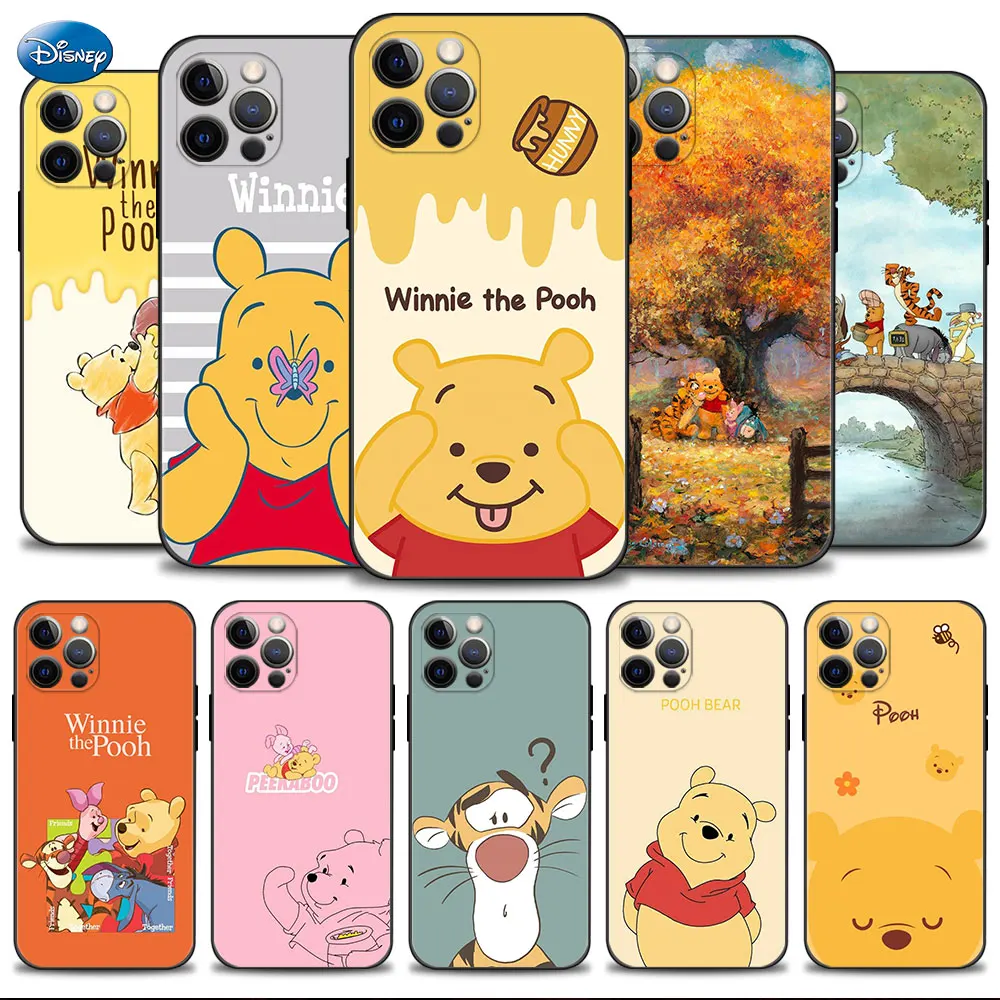 

Disney Eat Honey Pooh Bear TPU Armor For iPhone X 13 11 XR 8 XS 14 12 Pro Max 7 Plus SE2 6 SE 5S 6S SE2022 Mini Coque