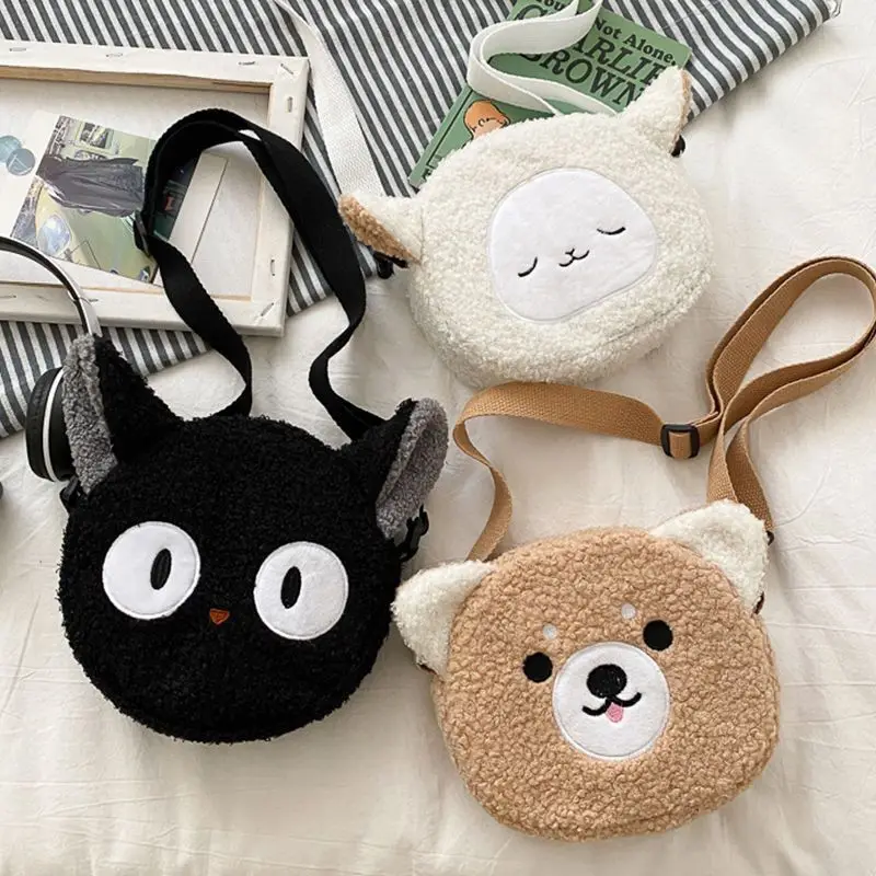 

Anime Kiki's Delivery Service Cosplay KiKi Cat Kawaii Bag Cartoon Cute Plush Doll Plush Shoulder Bag Crossbody Bag