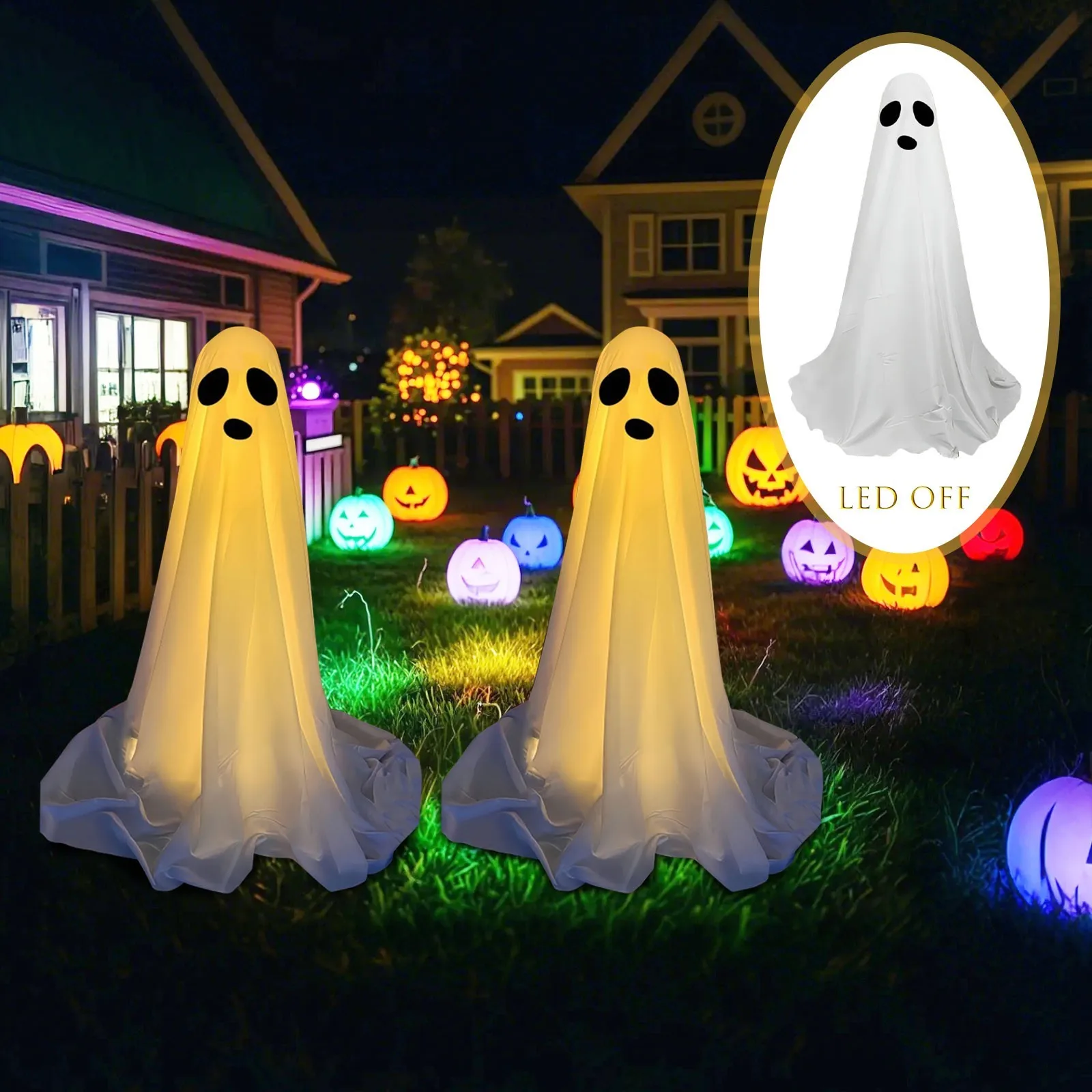 85 См Искусственная Паутина Веревка Украшение На Хэллоуин С Батарейкой Белые