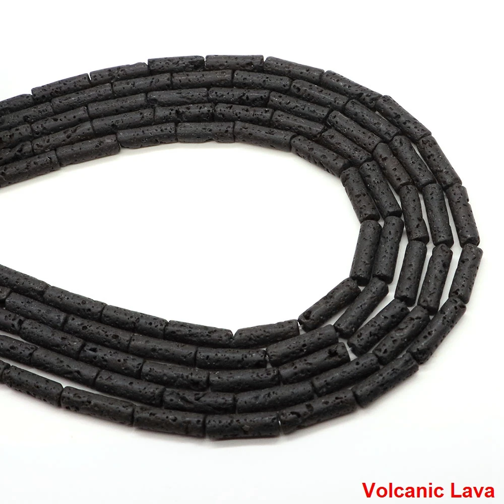 

Натуральные хрустальные бусины бирюза 4x13 мм