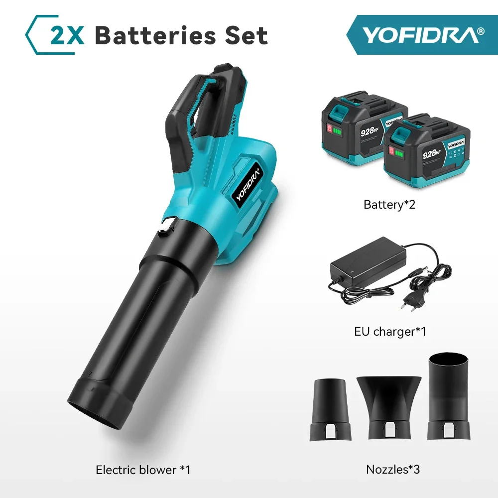 

YOFIDRA Бесщеточный воздуходувка 2000 Вт для Makita 18 В