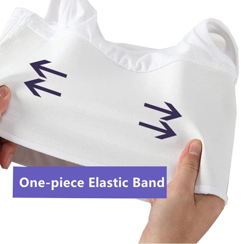 HaleyChan Women's Chest Binder Strong Elastic Band Half Length Corset Top for Tomboy Trans Lesbian FTM Crop Top Women Underwear