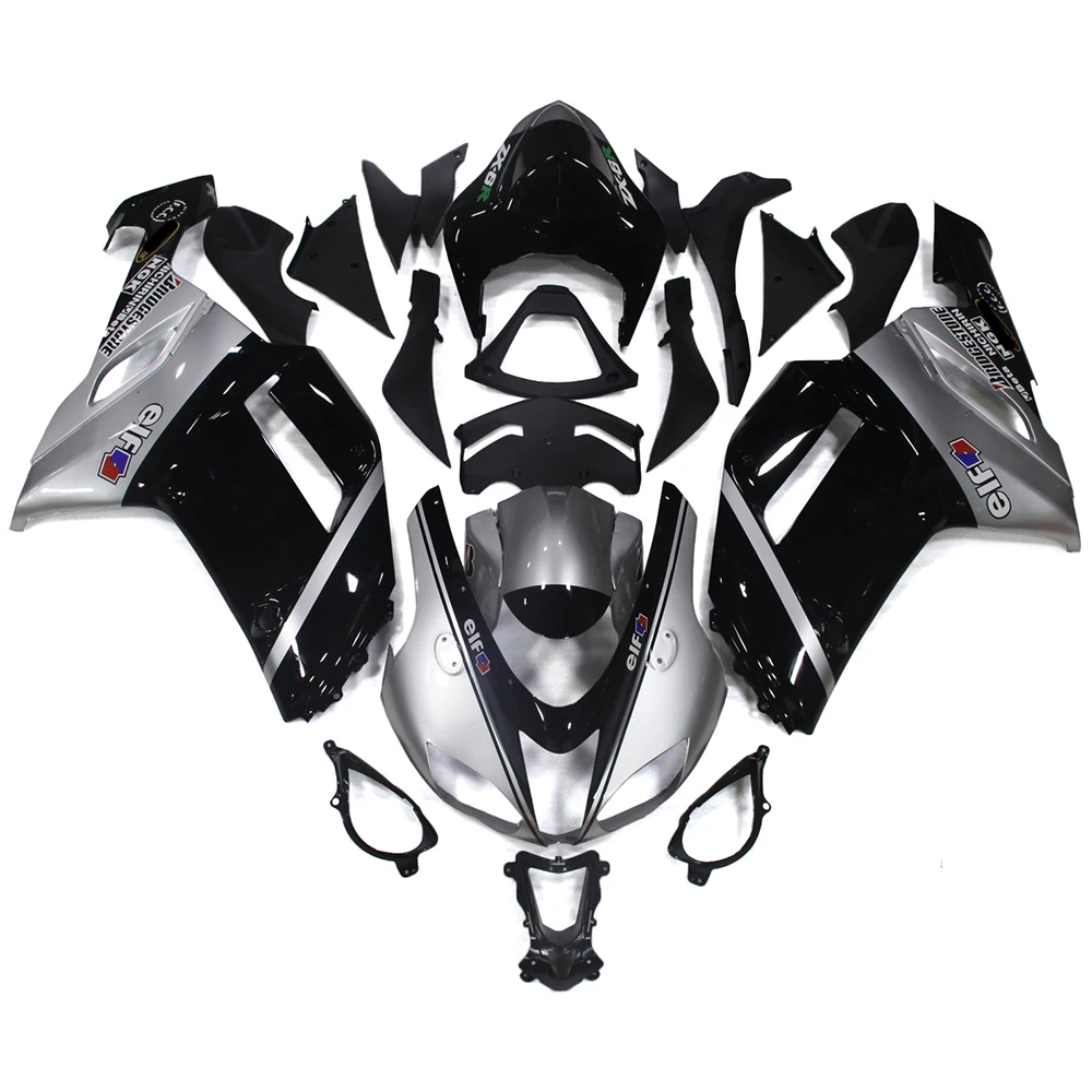 

НОВЫЕ комплекты обтекателей для цельного мотоцикла из АБС-пластика для Kawasaki Ninja 636 ZX6R ZX-6R 2005 2006 Аксессуары для кузова черные