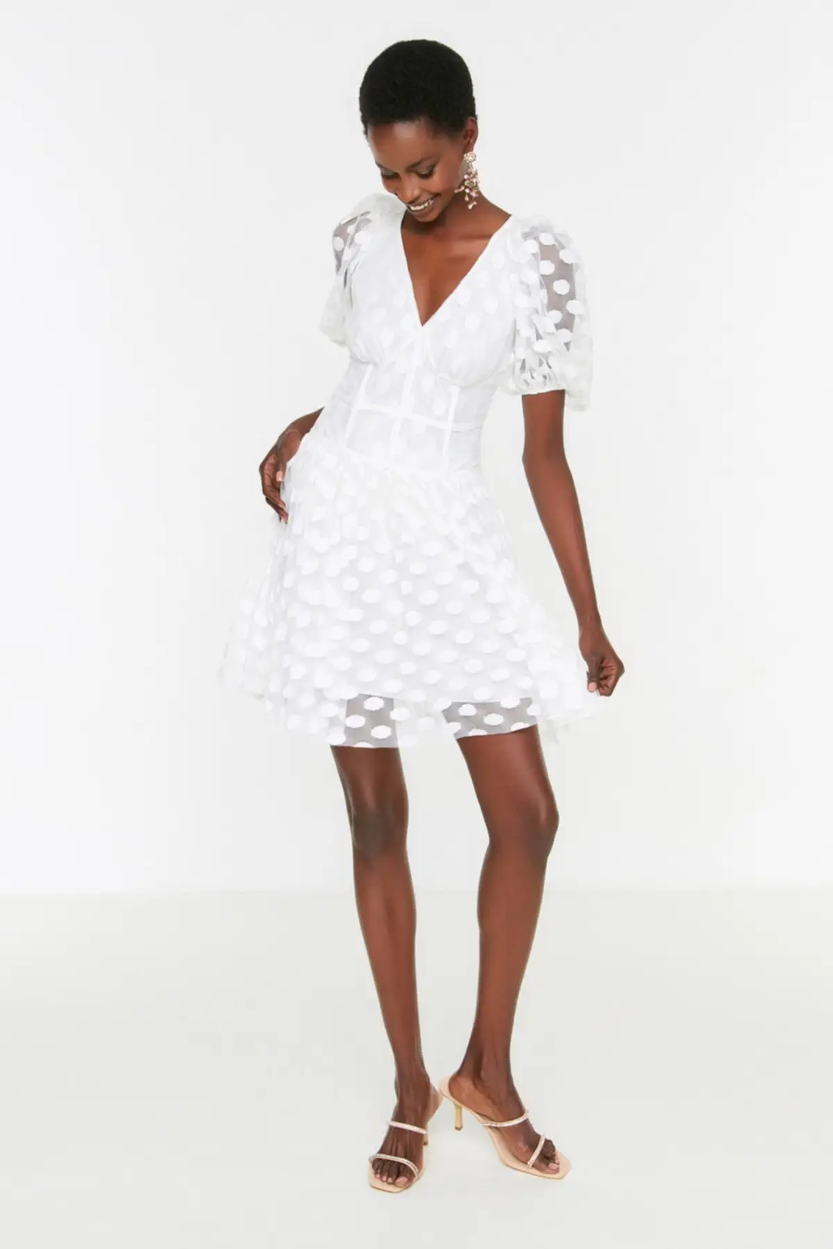 

Women's Dress Ecru Underwire Elegant Fashion Summer Spring Casual Short Sleeve Stretch Casual Short Sleeve Stretch Comfortable Boho Dress