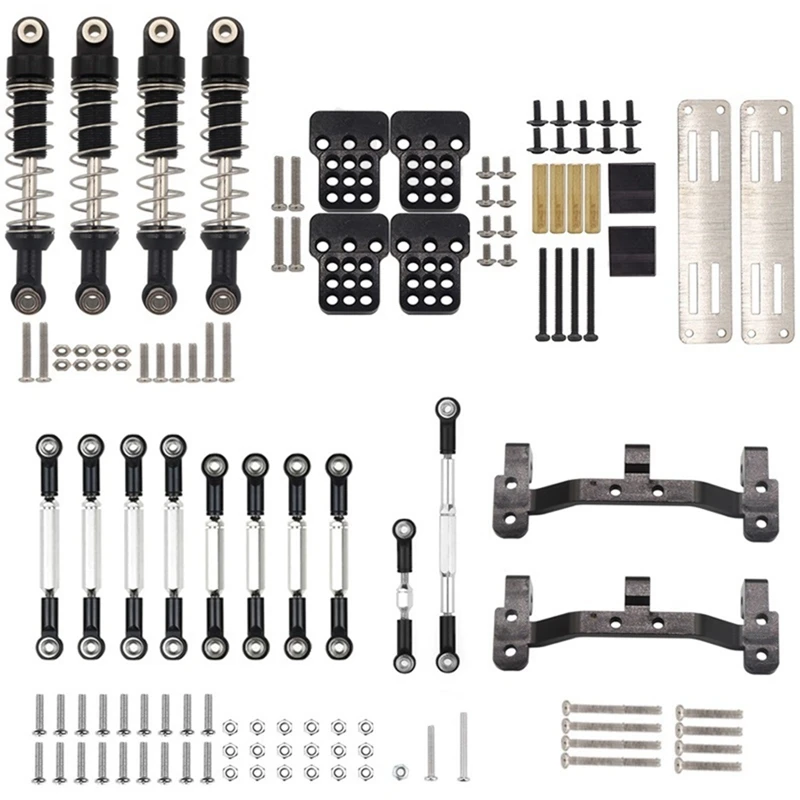 

Metal Link Rod Pull Rods Links Shock Absorber Servo Mounts For MN D90 MN99S 1/12 RC Car Upgrades Parts Accessories