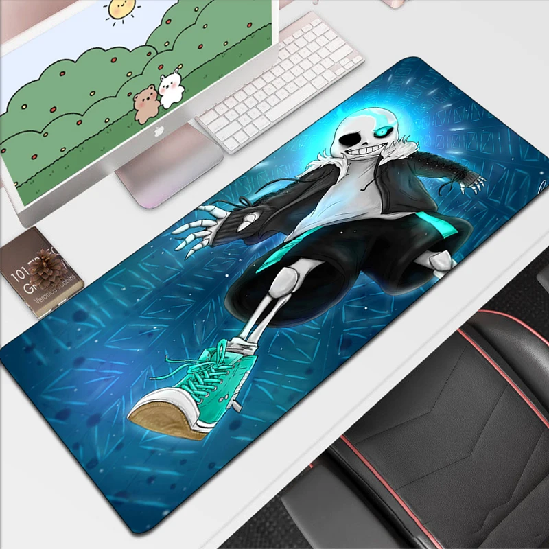 

Компьютерные аксессуары для игровой комнаты Undertale, коврик для мыши, большой игровой коврик для мыши, скоростной Настольный коврик для клавиатуры, раздвижной компьютер Xxl