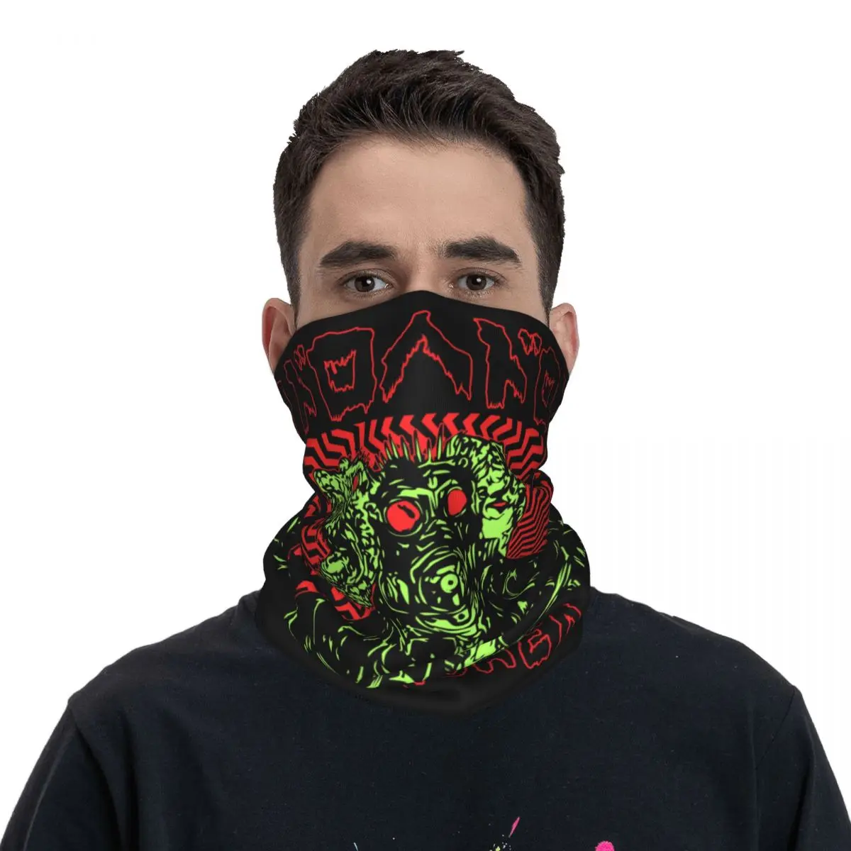 

Kaiman Anime Dorohedoro Bandana Neck Gaiter Outfits Wrap Scarf Warm Headband Riding Unisex Adult Winter