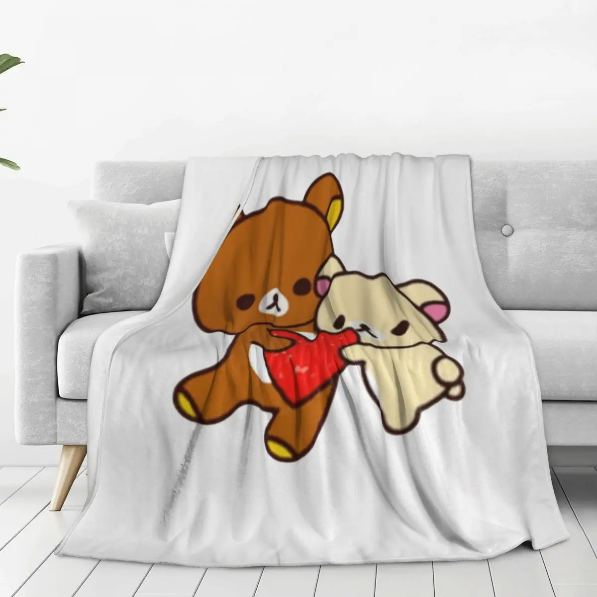 Милое плюшевое одеяло Love Heart Milk And Mocha 1 флисовое для дивана одеяла дома спальни