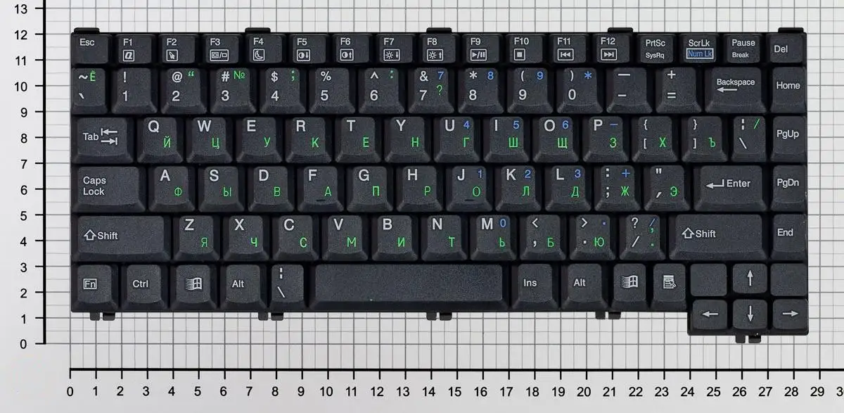 Клавиатура для HP Compaq Presario 1237 черная