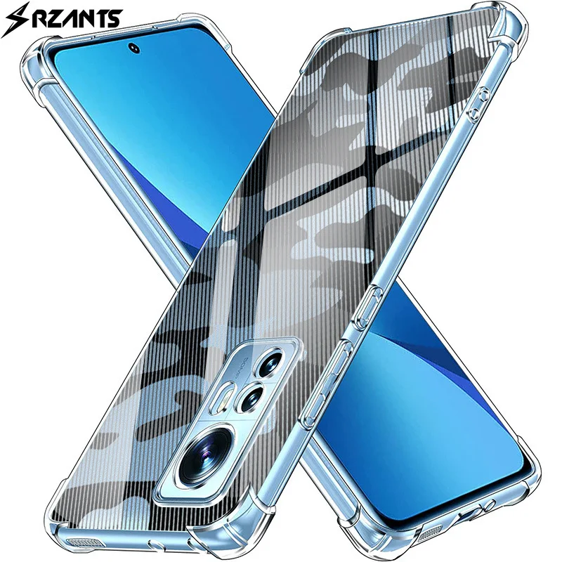 

Case for Xiaomi 12TPro Mobile Phone Case Translucent Four Corners Anti-fall