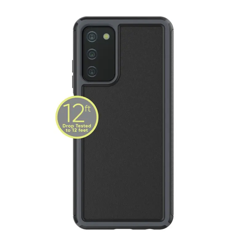 2023 new for Slim Rugged Phone Case for Samsung Galaxy A03s - Black/Gray