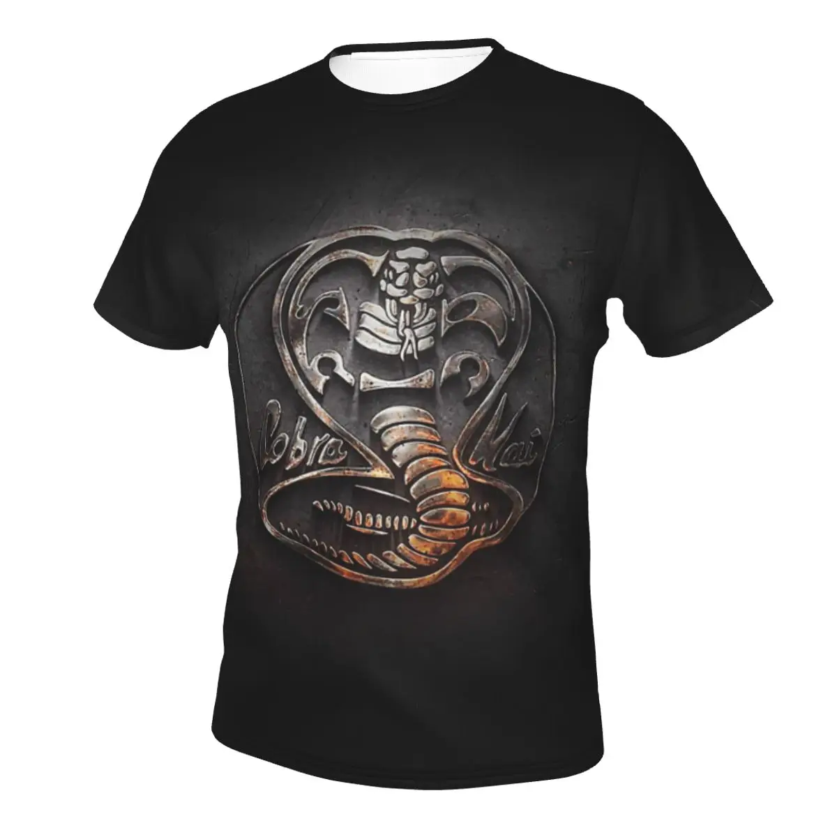 

Kobra Kai 3D Pattern Printed T Shirt for Men Polyester T-Shirts Crew Neck Cobra Kai Movie Tee Shirt Short Sleeve Tops