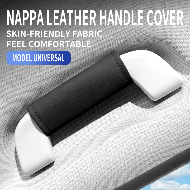 

Nappa Leather Car Roof Handle Protective Cover For BYD Chevrolet Citroen Ford Geely Honda Kia Land Rover Nissan Skoda Peugeot