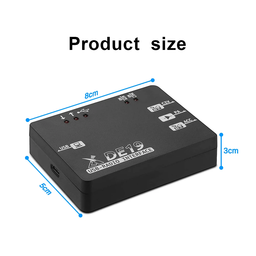 DE-19 Data Expansion Adapter For XIEGU G90 G106 X5105 Short Wave Transceiver XPA125B USB Radio Interface DE19