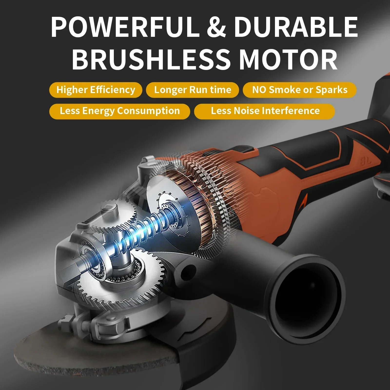 KAFUWELL PA4571HB-W-2S-1 20 В 4-5 дюймов электрическая батарея с бесщеточным двигателем