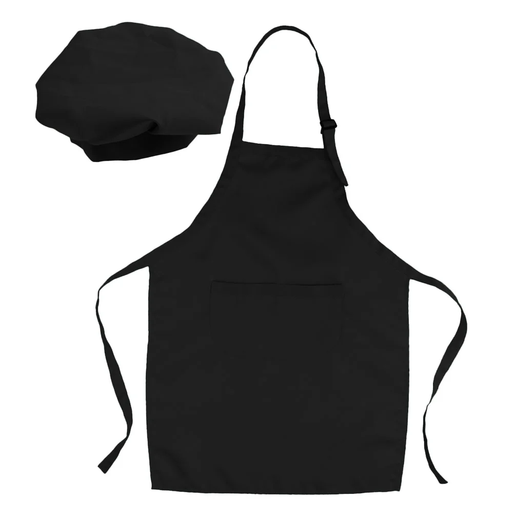 

Toddler Kitchen Pretend Play Chef Hats Kids Children Painting Clothes Cooking Apron Dress Costume Party