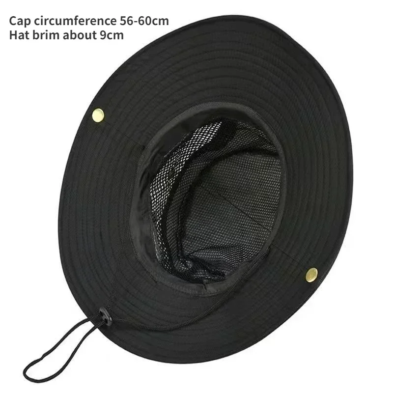 Панама от солнца в ковбойском стиле шляпа для рыбалки летняя Ультралегкая
