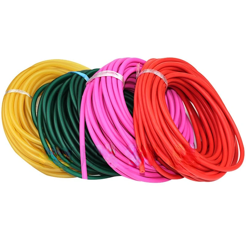 Sporting Natural Latex Tube Slingshot 5mm*10M Replacement Rubber Band for Hunting Sling Shot Catapults Slings Fitness Antifreeze