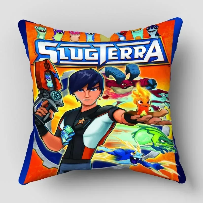 Хлопковая Наволочка С Узором Slugterra Квадратная Для Домашнего Декора Стула