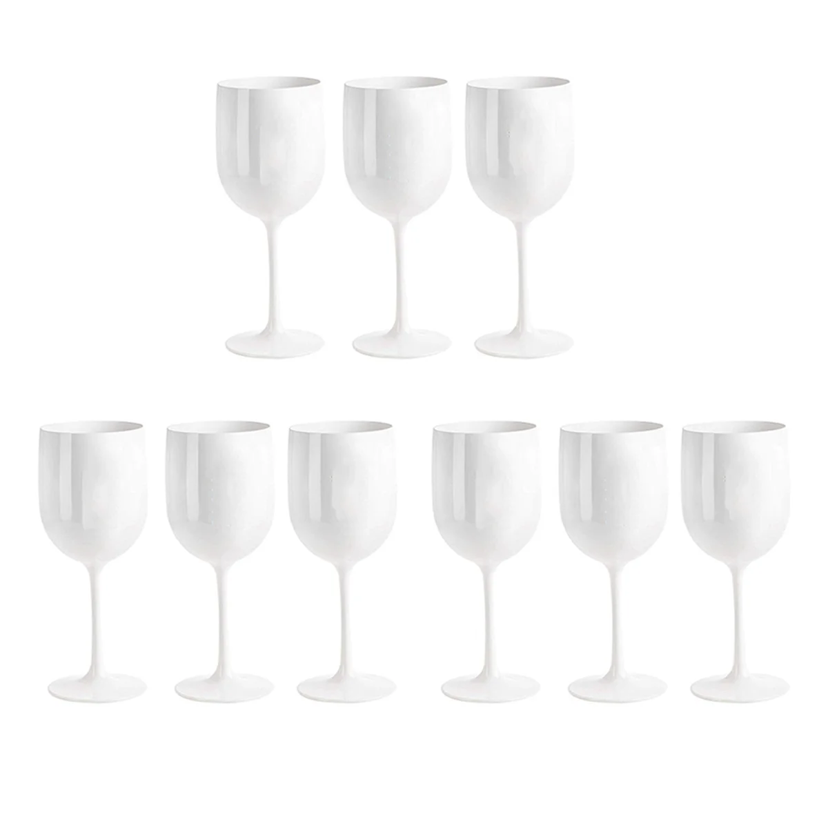 

9X элегантные и небьющиеся Винные бокалы, пластиковые бокалы для вина, очень противоударные бокалы для вина