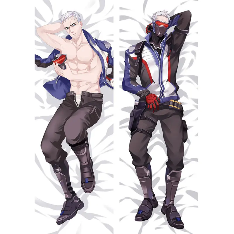 

Anime Overwatches Sexy Pillow Covers OW Genji Reaper Pillowcase 3D Double-sided Bedding Hugging Body Pillowcase Customize Gifts