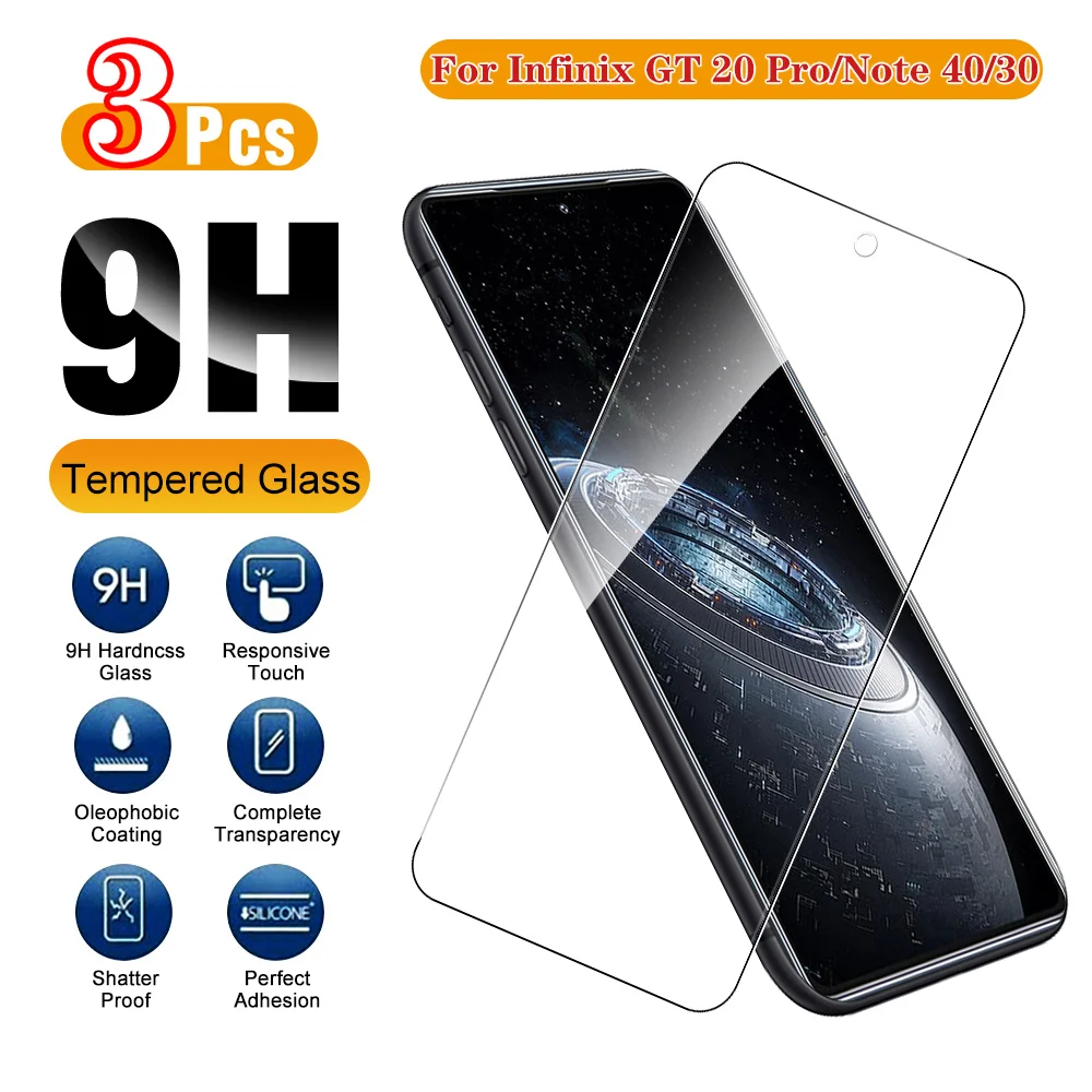 Защитная пленка для экрана Infinix GT 20 Pro 20Pro 5G Note 30 Vip 40 Note40 30VIP 30Pro 4G закаленная