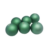 25mm natural matte dark green hematite stone rubber round spacer beads for diy bracelet accessories jewellery making