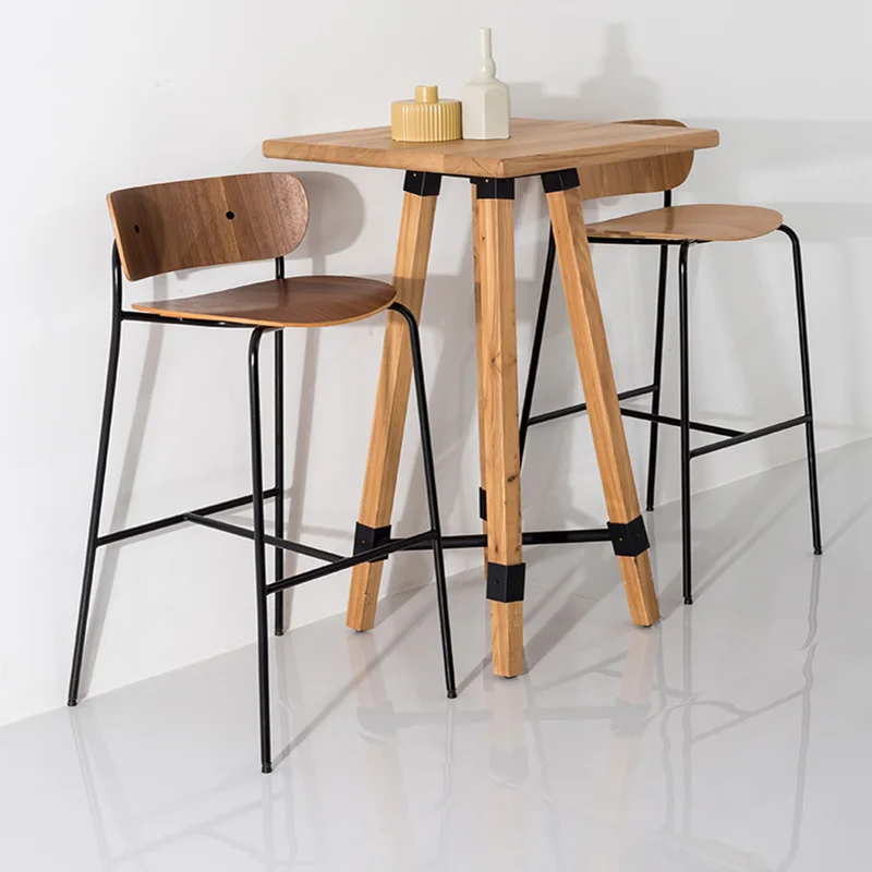 Акцентные обеденные стулья скандинавская роскошная стойка балкон барный стул