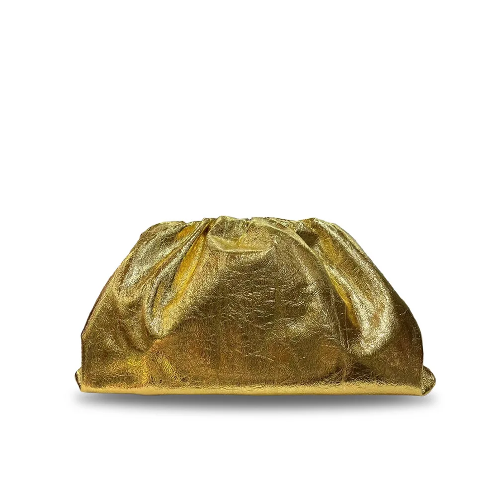 Luxury Designer 2023 Women's Clutch Hand Hold Large Capacity Leather Shoulder Bag With Folded Cloud