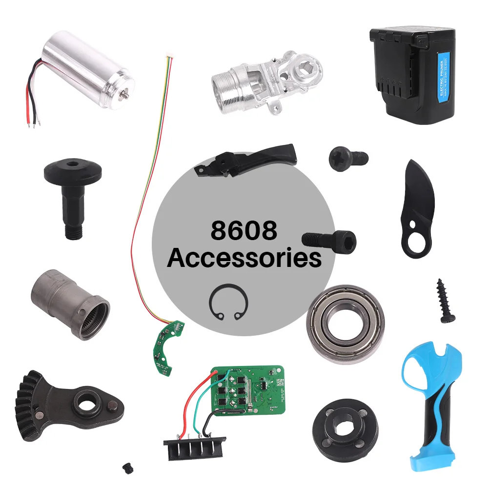 

Parts for WS-8608 Electric Pruning Scissors 32MM Accessories Blade Battery Charger Board Case Motor SUCA 32mm Parts