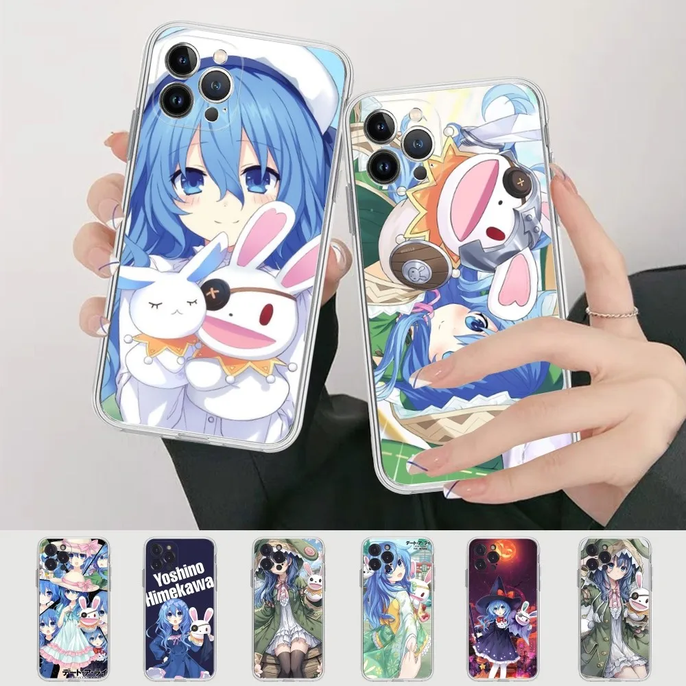 

Yoshino Date A Live Phone Case For iPhone 15 14 11 12 13 Mini Pro XS Max Cover 6 7 8 Plus X XR SE 2020 Funda Shell