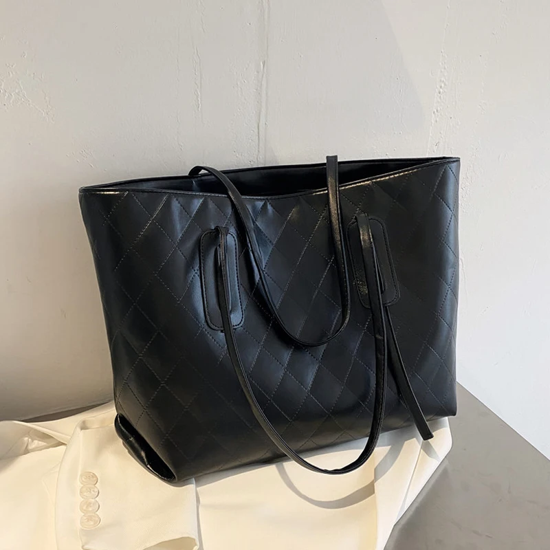 

Luxury Handbags Woman Bags Designer Big Shoulder Bags for Women's 2022 Trendy Large Capacity Ladies PU Leather Hand Casual Tote