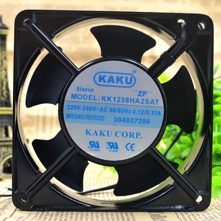 

New KAKU KA1238HA2SAT 0.12A 220V 12CM 12038 Axial Flow Cooling Fan High Temperature Resistance