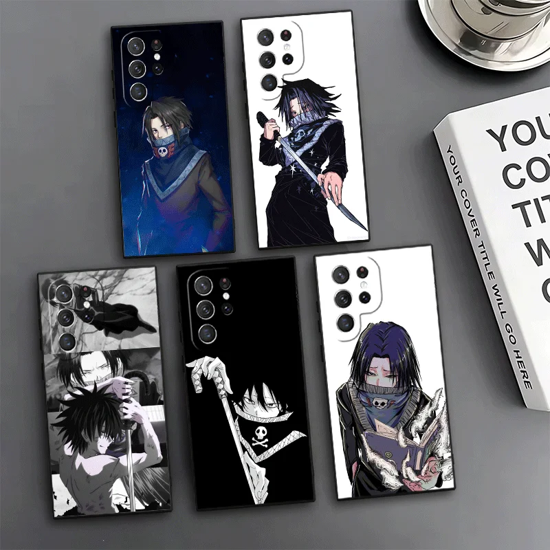 Фото Мягкий чехол для телефона Samsung Galaxy S24 S25 S26 Ultra Hunter X-Hunters Feitan Portor S23 S22 Plus S21 FE S20 + Edge, черный, размер S №5