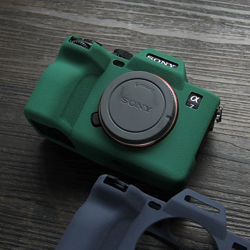 Силиконовый чехол для цифровой камеры Sony A7M4 противоскользящий текстурный