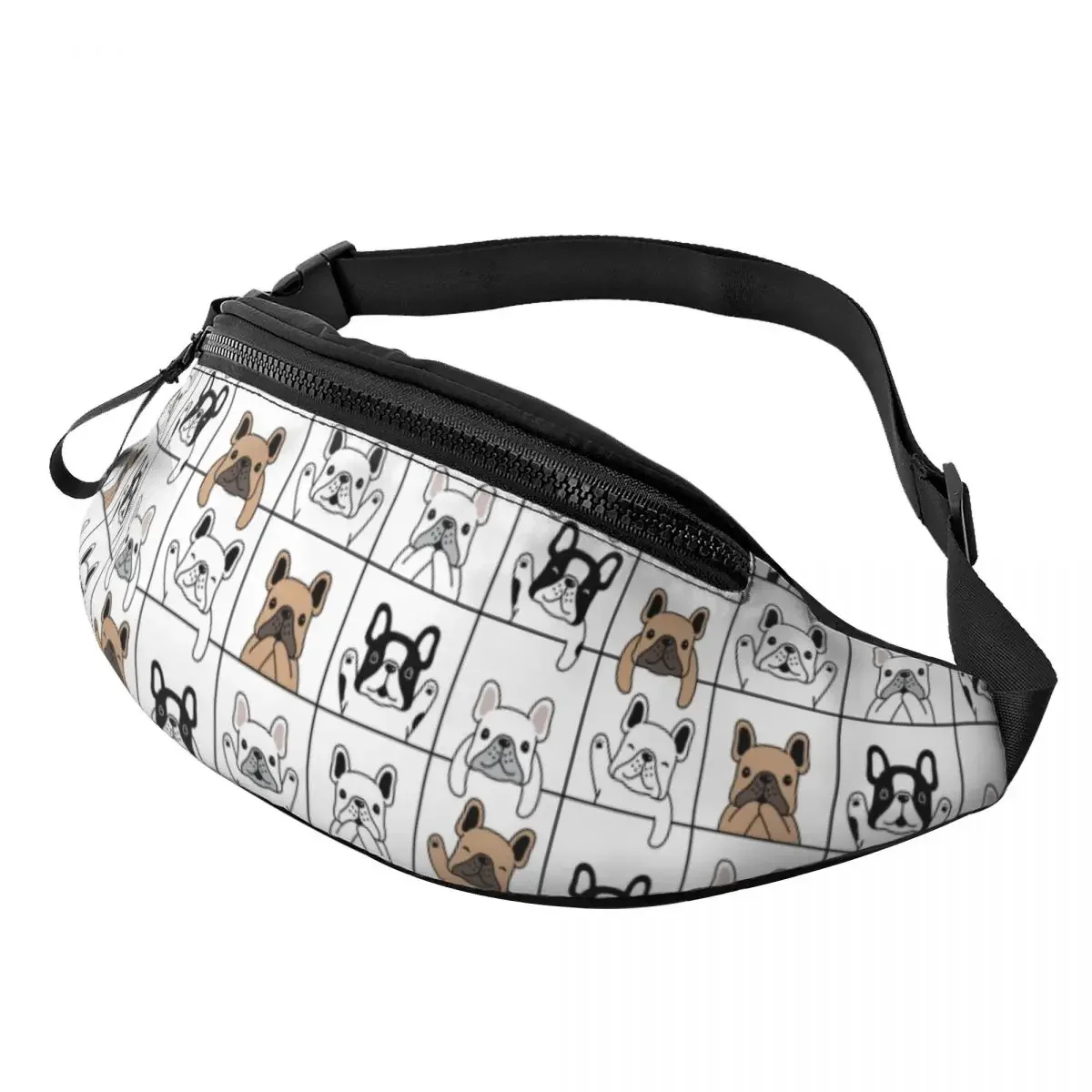 

Классная Милая поясная сумка для щенков французского бульдога для езды на велосипеде, кемпинга, для женщин и мужчин, поясная сумка через плечо для питомцев и собак, кошелек для телефона и денег