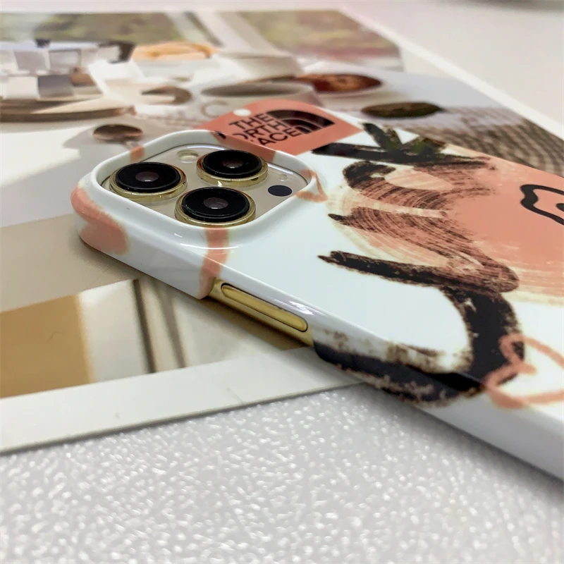 

Lucky flower Personalized film case Case for Apple 14 Pro max Couple 13 Cartoon X Plus New mini iPhone 12 11 XR Xs Case
