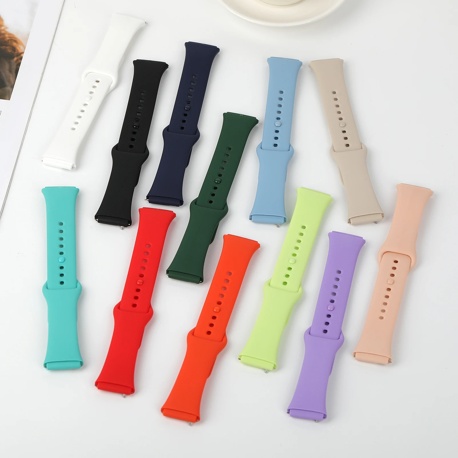 Фото Ремешок для Xiaomi Redmi Watch 3 Active 3 Lite, спортивный силиконовый сменный ремешок, браслет для Redmi Watch 3 Active №4